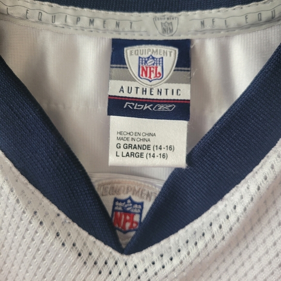 Broncos Kids‎ NFL Equipment Jersey #24 Bailey Large 14-16 Navy Orange White - Picture 5 of 7